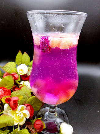 Romantic Fruit Berry Cocktail recipe