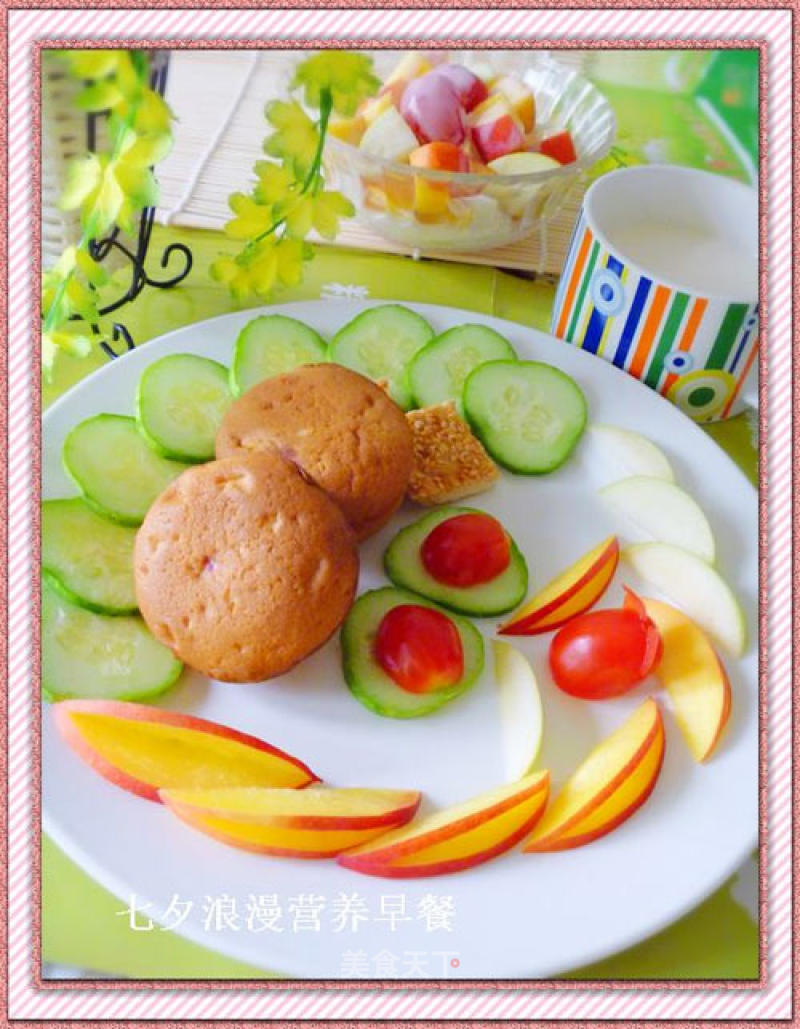 Tanabata Romantic Nutritional Breakfast recipe