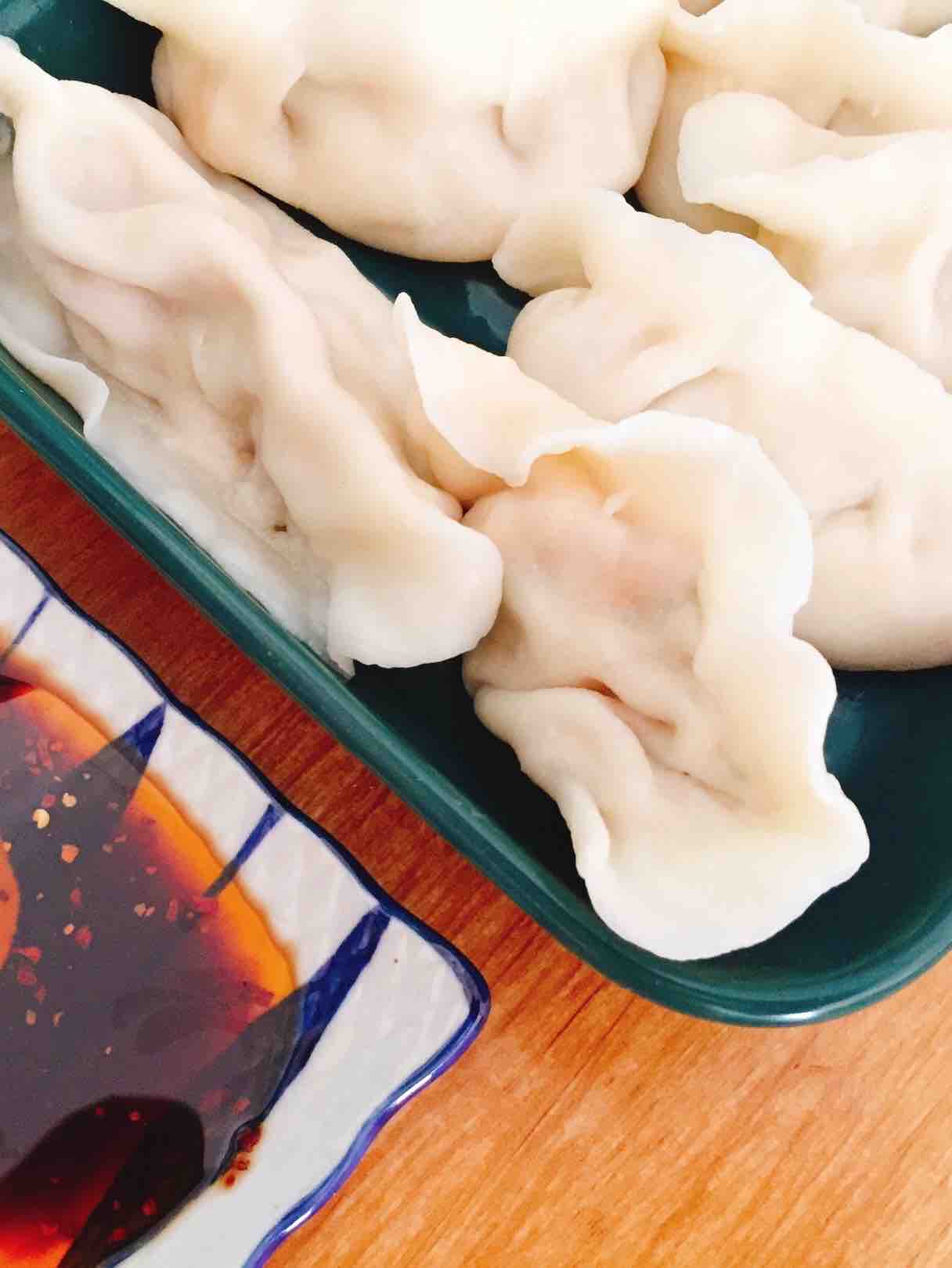 Fresh Meat and Shrimp Dumplings recipe