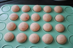 Small Fresh and Super Cute Peach 🍑 Almond Sandwich Biscuits recipe