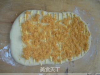 Pork Floss Ham Bread recipe