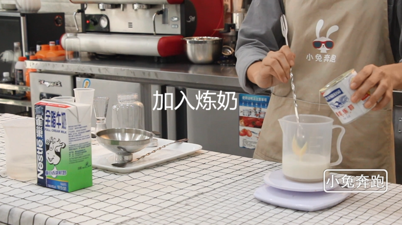 Bunny Run Milk Tea Tutorial: Making Thai Coconut Milk Flower recipe