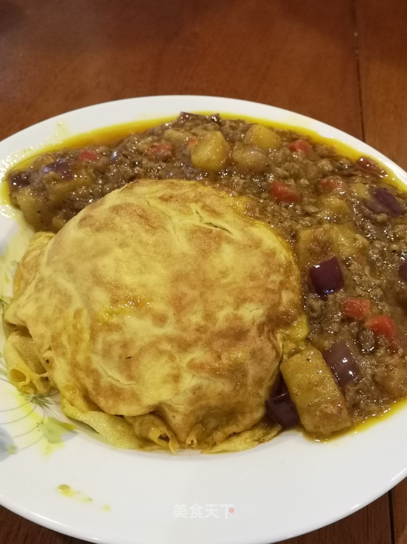 Classic Meat Sauce Omelet Rice & Curry Omelet Rice recipe