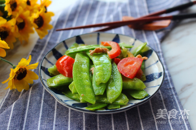 Stir-fried Snow Peas recipe