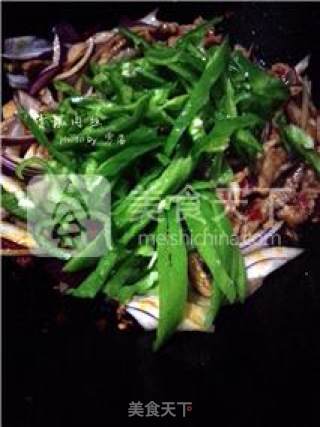 Stir-fried Pork with Green Peppers recipe