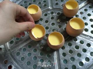 Potted Egg Pudding in Raw Shell recipe