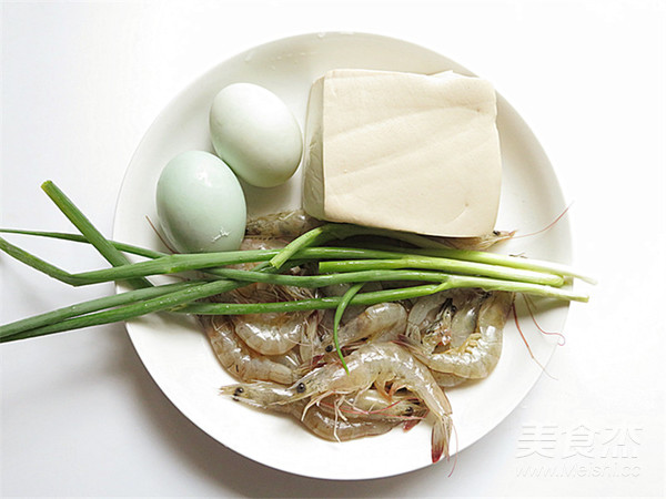 Salted Egg Yolk Shrimp Tofu recipe