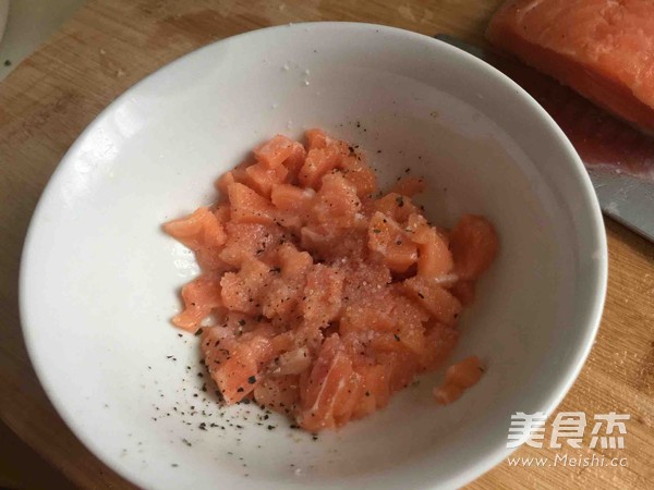 Salmon Egg Pancakes recipe
