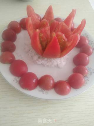 Assorted Tomatoes Mixed with Sugar recipe
