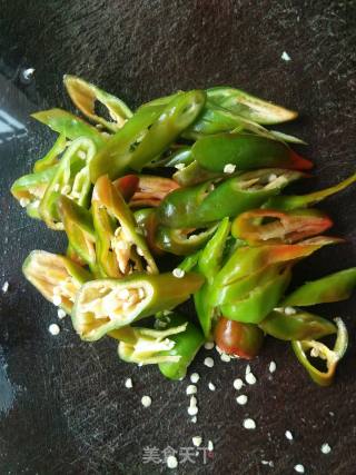 Fried Lentils with Chili recipe