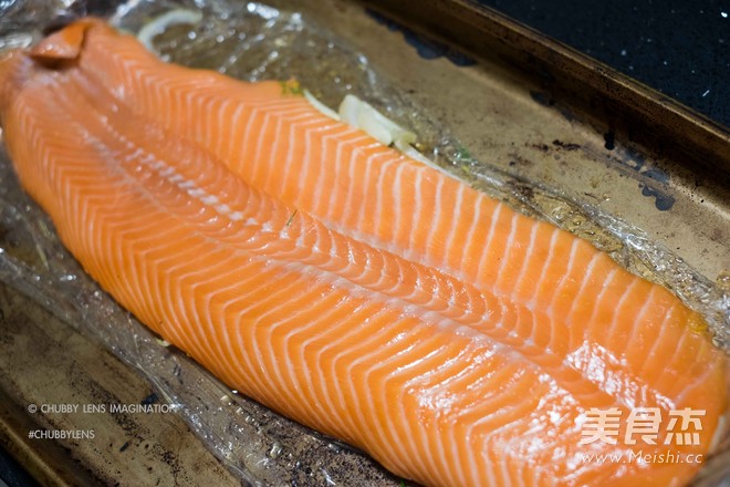 Eastern European Salted Salmon recipe