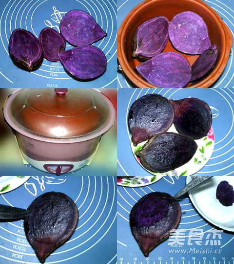 Cheese Baked Purple Sweet Potato recipe