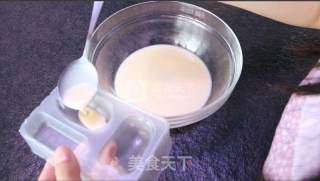 Lazy Egg Pudding Banana Milk Pudding Children's Recipe recipe