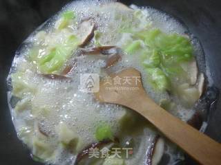 Soup Bao Shiitake Mushroom Cabbage Gnocchi recipe