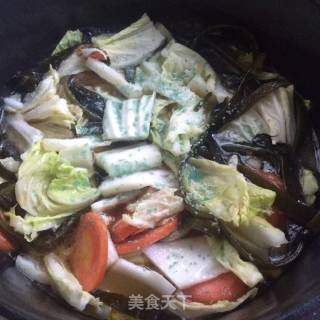 Cabbage Kelp Vegetarian Pot recipe