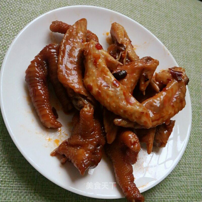 Sweet and Spicy Chicken Feet recipe