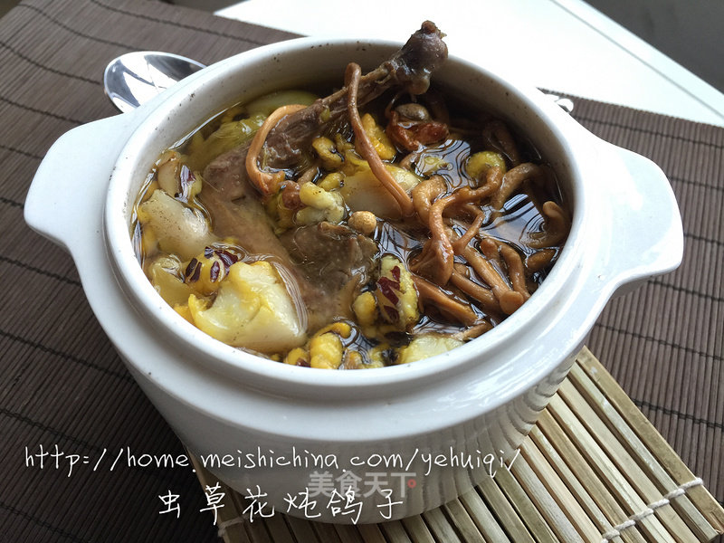 Stewed Pigeon with Cordyceps Flower recipe