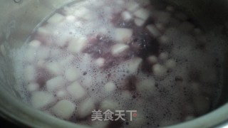 Purple Sweet Potato Dumpling Rice Cake recipe