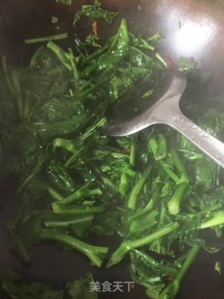 Vegetarian Fried Rape Strips recipe