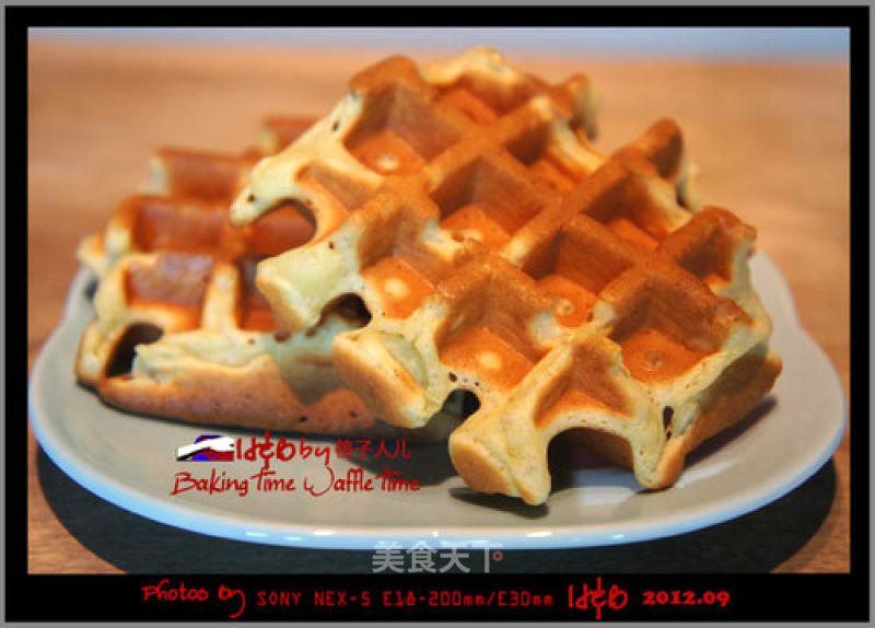 [my Baking Time] The Temptation of Grid---waffles recipe