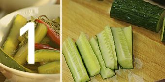 Cold Pickled Cucumber recipe