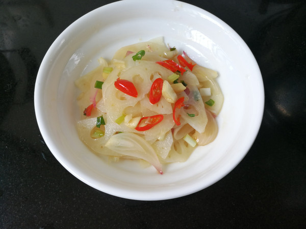Scallion Lotus Root recipe