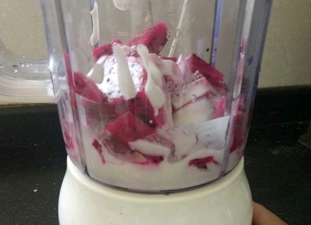 Red Heart Pitaya Milkshake recipe