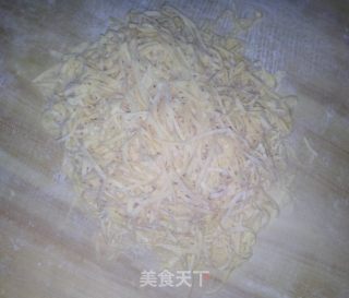 Hand Rolled Noodles with Egg recipe