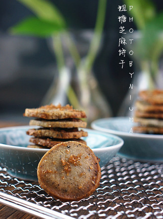 Raw Sugar Sesame Biscuits recipe