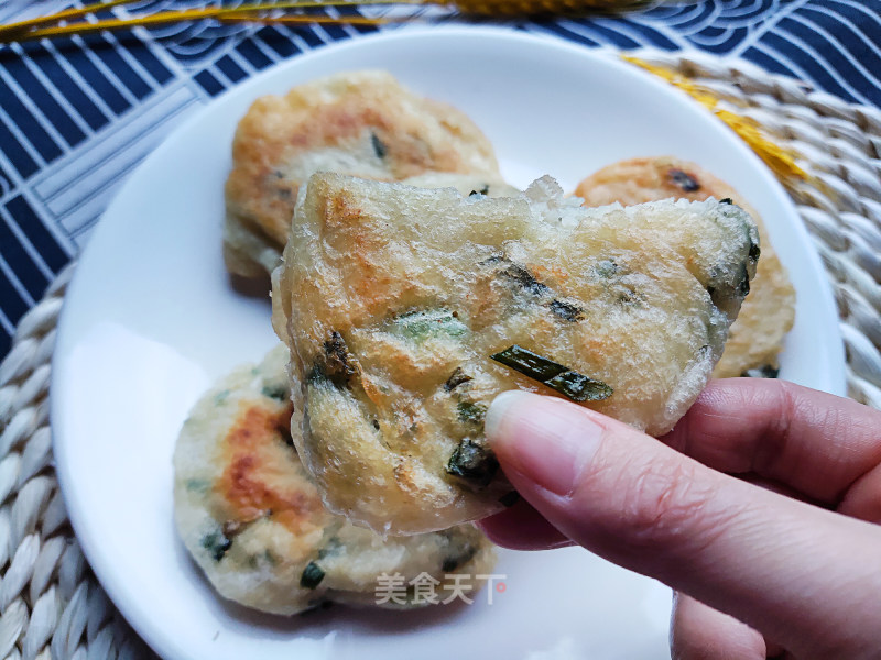 Green Onion Cake (batter Fermented Version) recipe