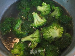 Cheese Baked Fish Cubes with Broccoli recipe