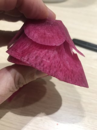 Teach You How to Carve Radish Flowers (straight Rose recipe