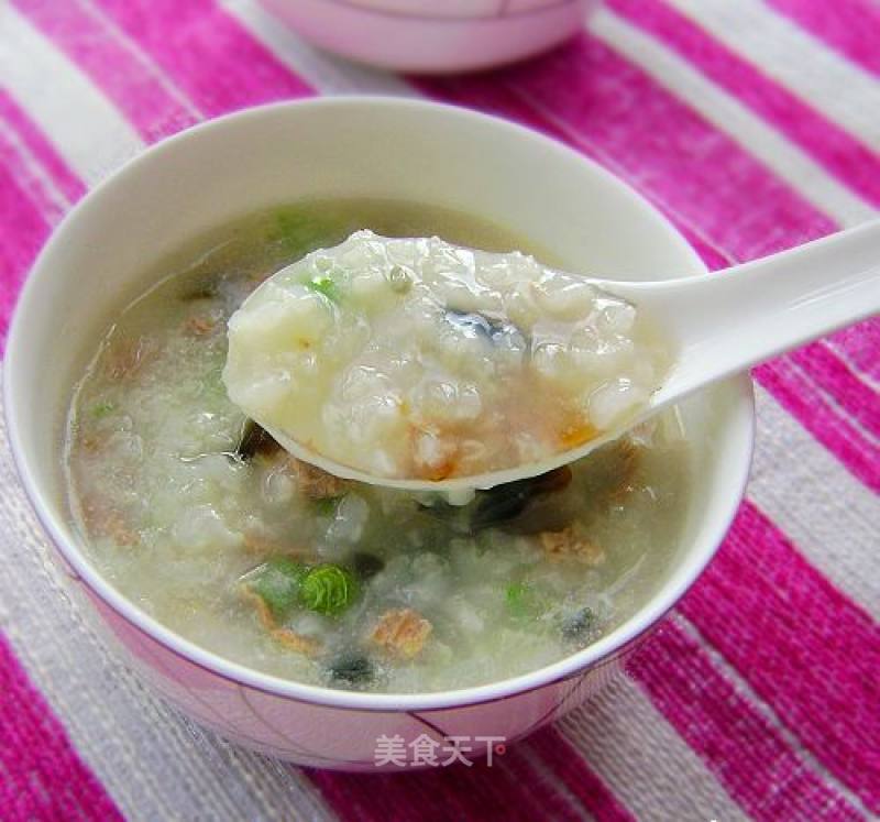 Congee with Preserved Egg and Lean Meat recipe