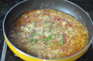 Tomato Egg Drop Soup recipe