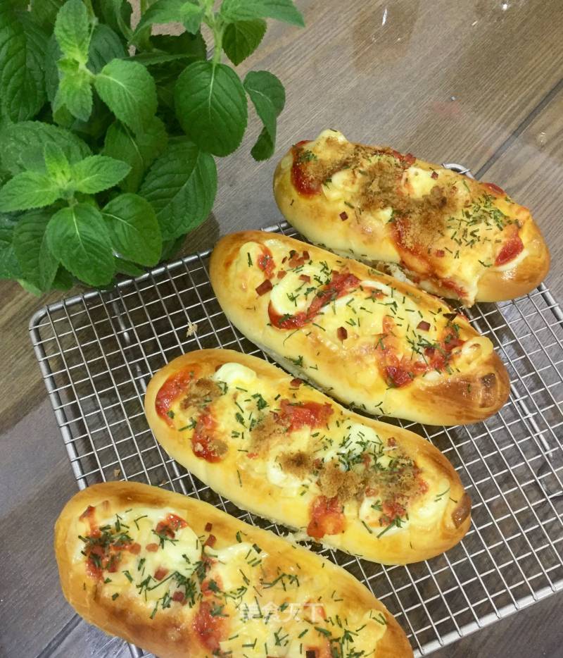 Chive Cheese Ham Bun recipe