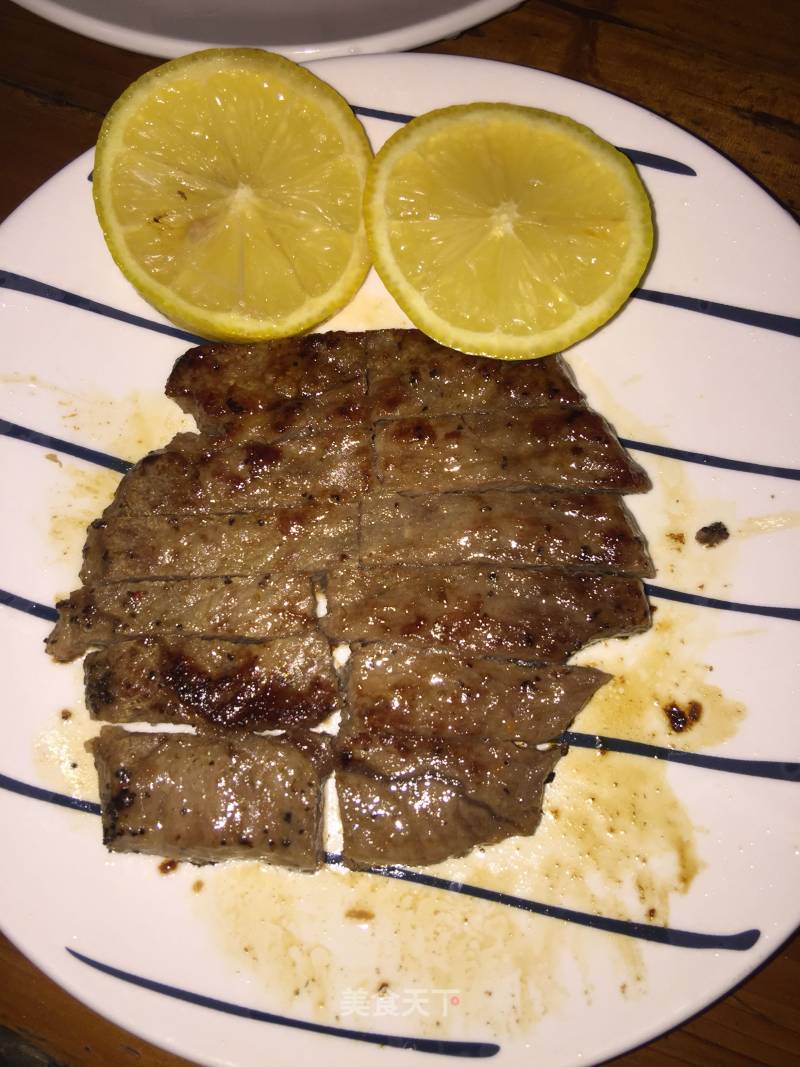 Fried Black Pepper Steak recipe