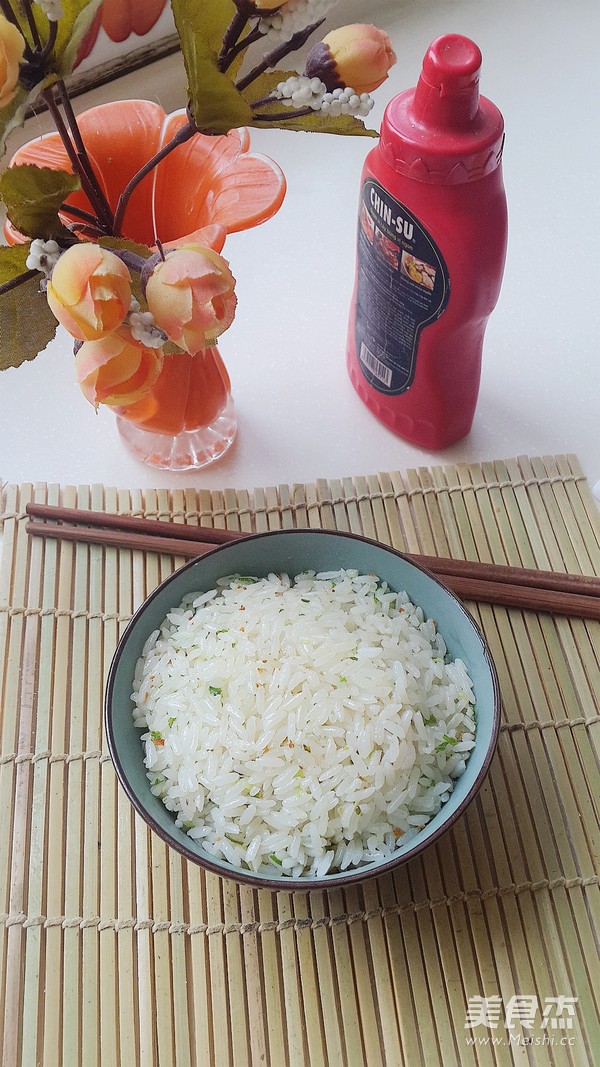 Simple and Delicious Green Onion Fried Rice recipe
