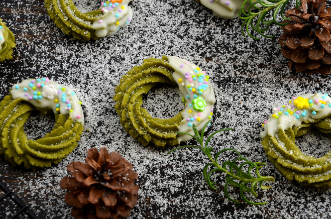 Christmas Wreath Cookies recipe