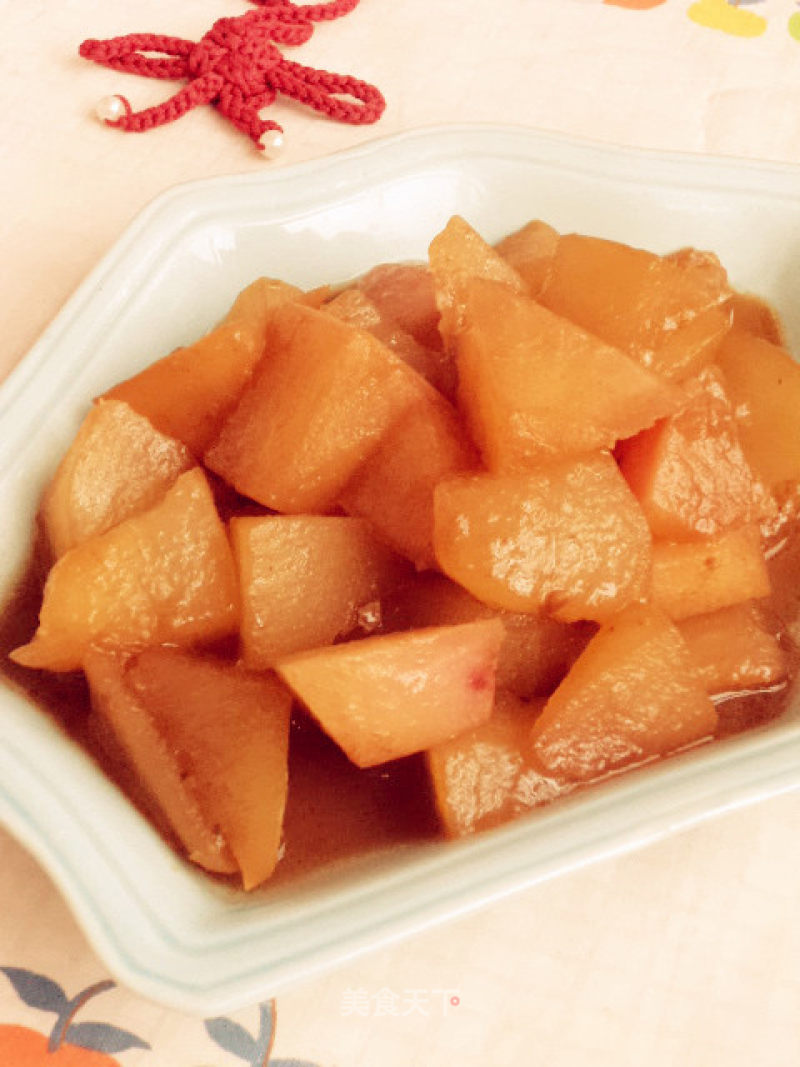 Stewed Radish with Winter Melon recipe