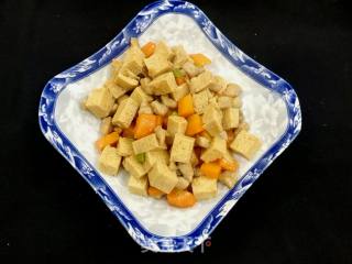 Frozen Tofu Fried Three Diced recipe