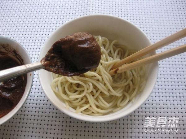 Fermented Bean Curd Sesame Sauce Noodles recipe