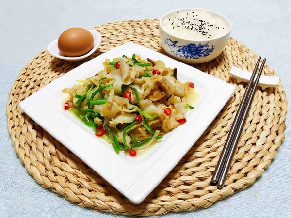 Fried Conch Slices with Green Onion recipe