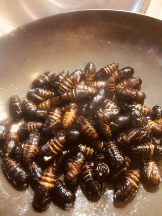 Fried Silkworm Pupa recipe