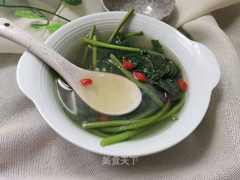 Sweet Potato Leaf Soup recipe