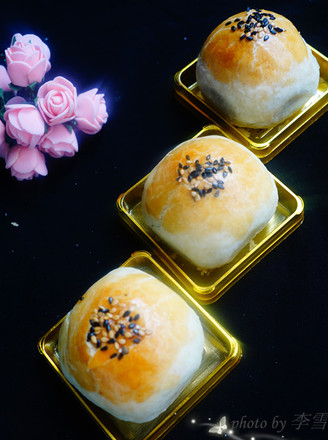 Su Style Red Bean Crisp Mooncake recipe