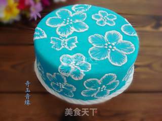 Frosted Fondant Cake recipe