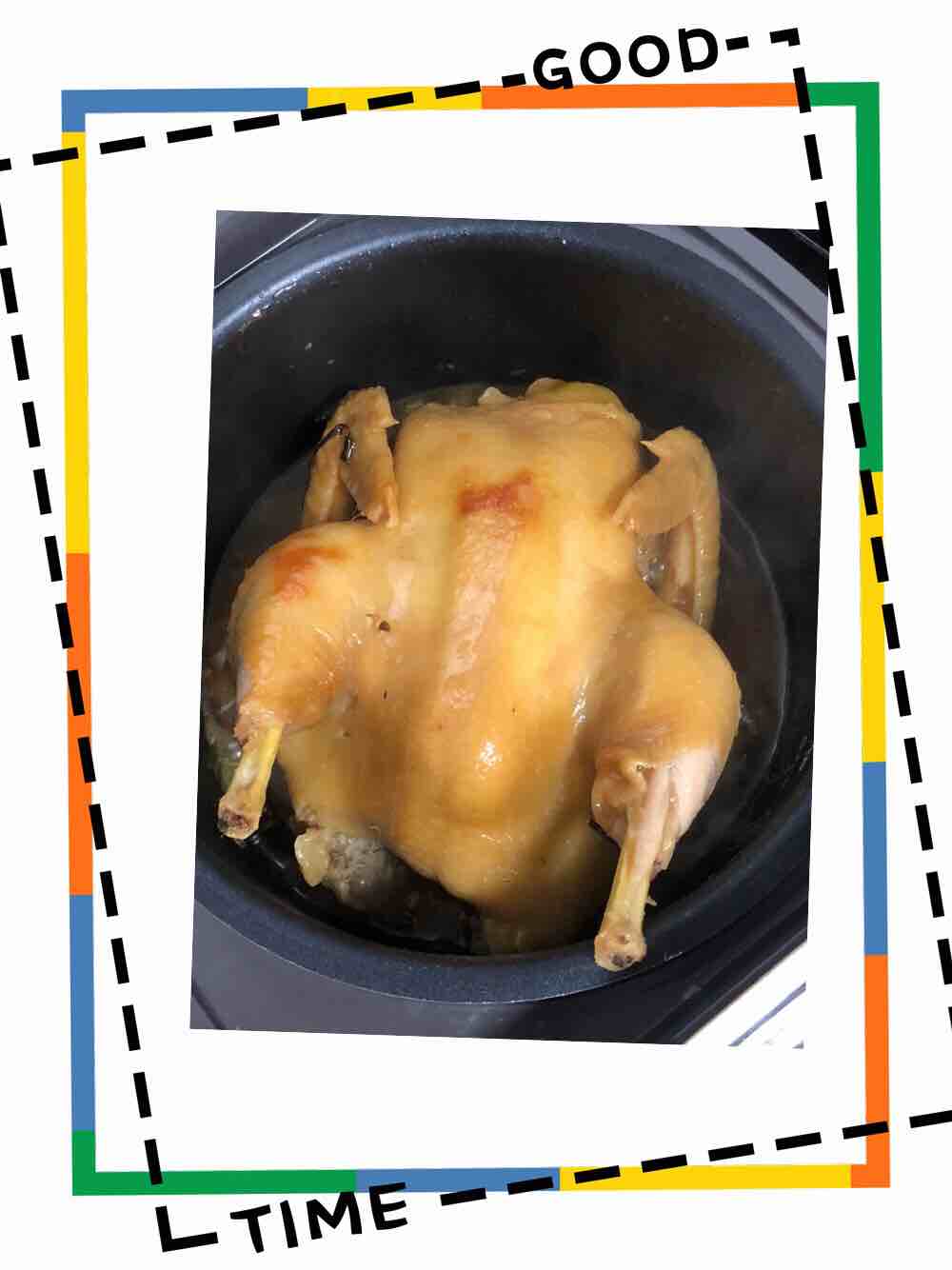 Lazy Man-baked Chicken in Rice Cooker