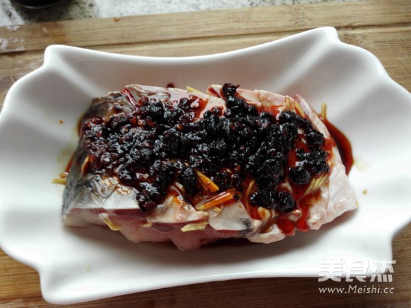 Laoganma Steamed Fish with Tempeh recipe