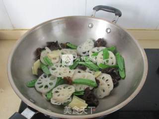 Stir-fried recipe