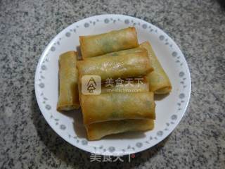 Spring Rolls with Savory Wormwood Stuffing recipe